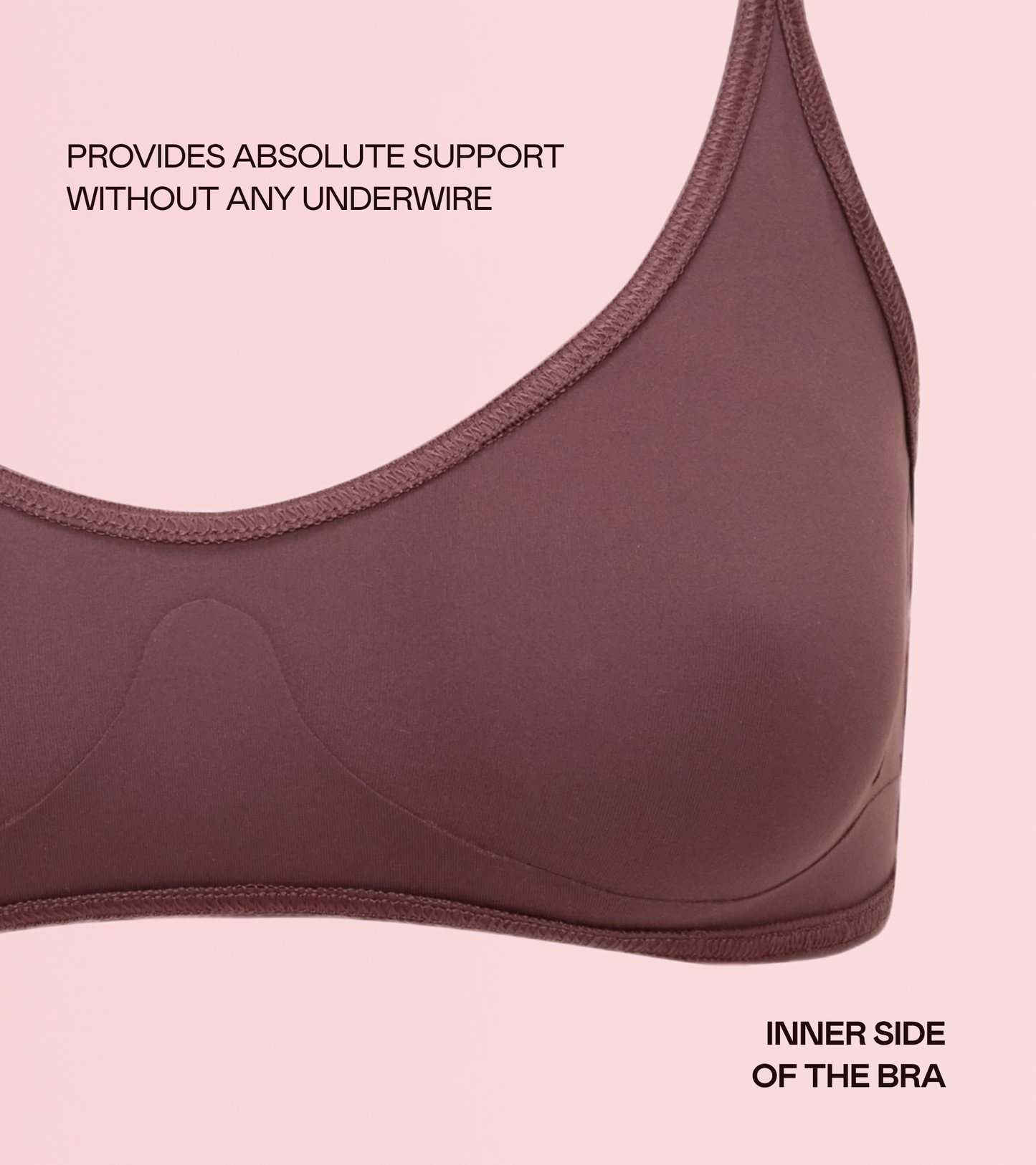 Aurora - Bonded Bra - Brown