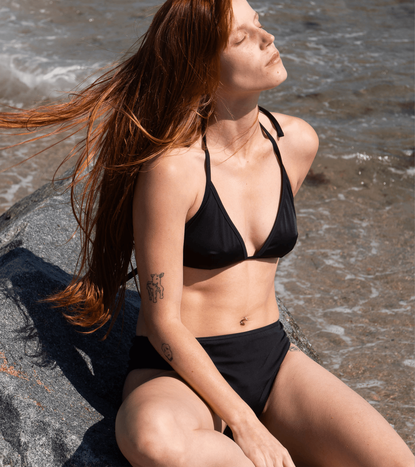Period swimwear - Brief - Black