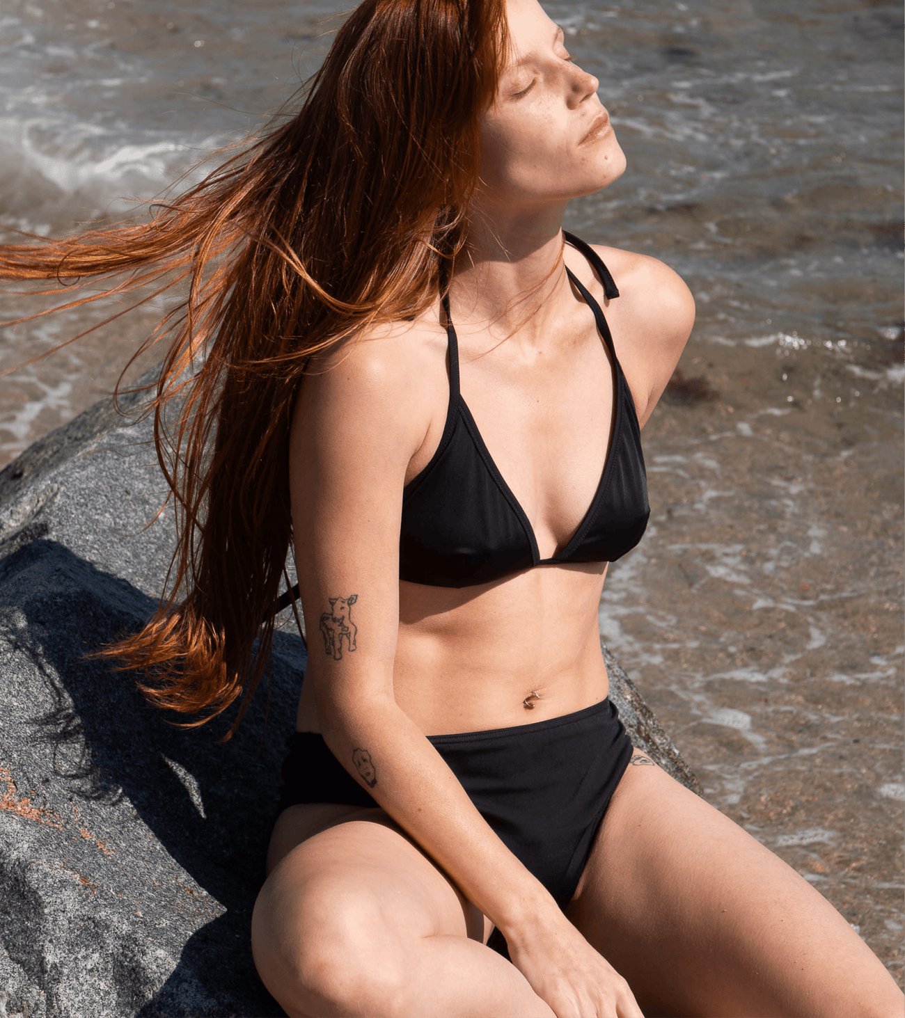 Period swimwear - Brief - Black