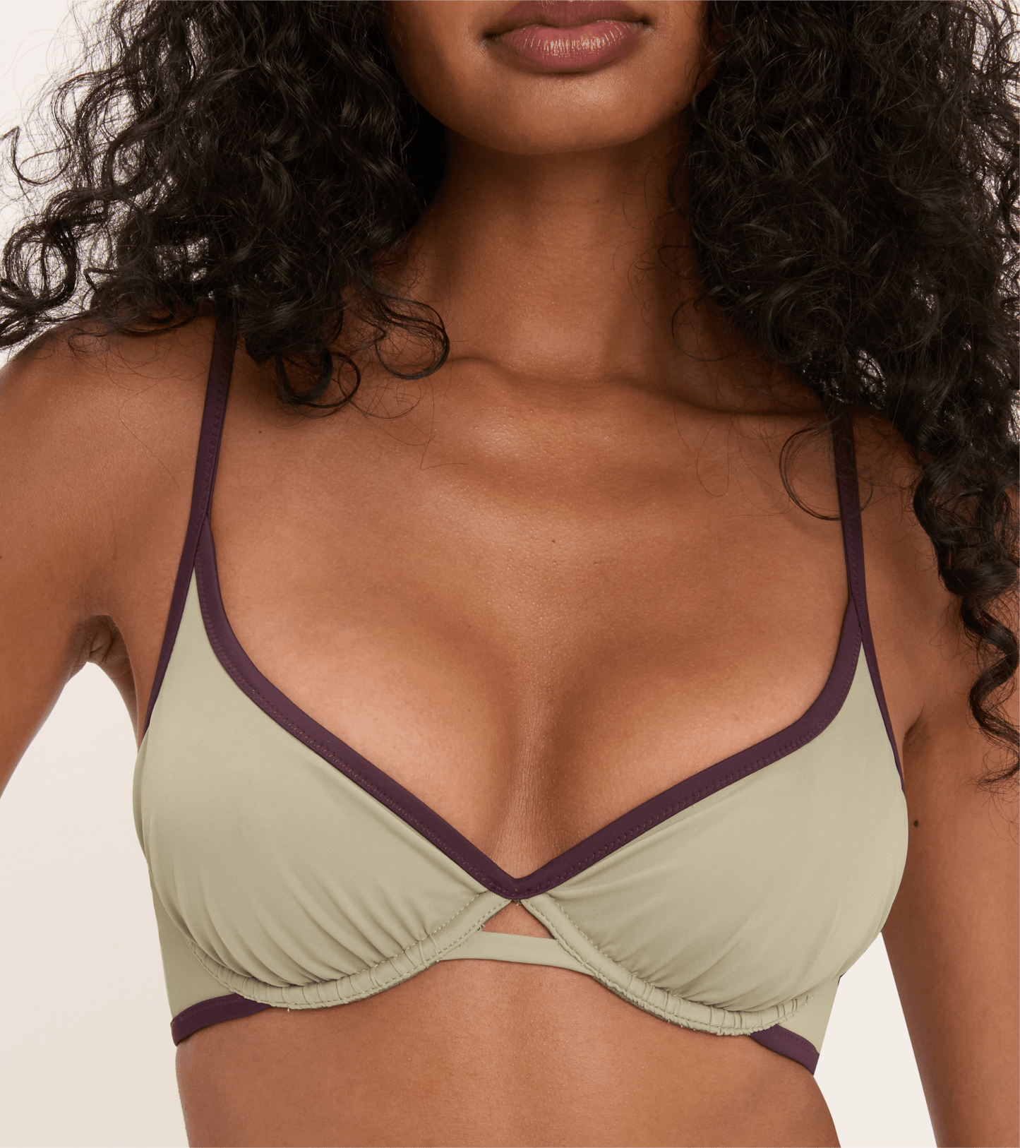 Swimwear - Wired - Top - Olive