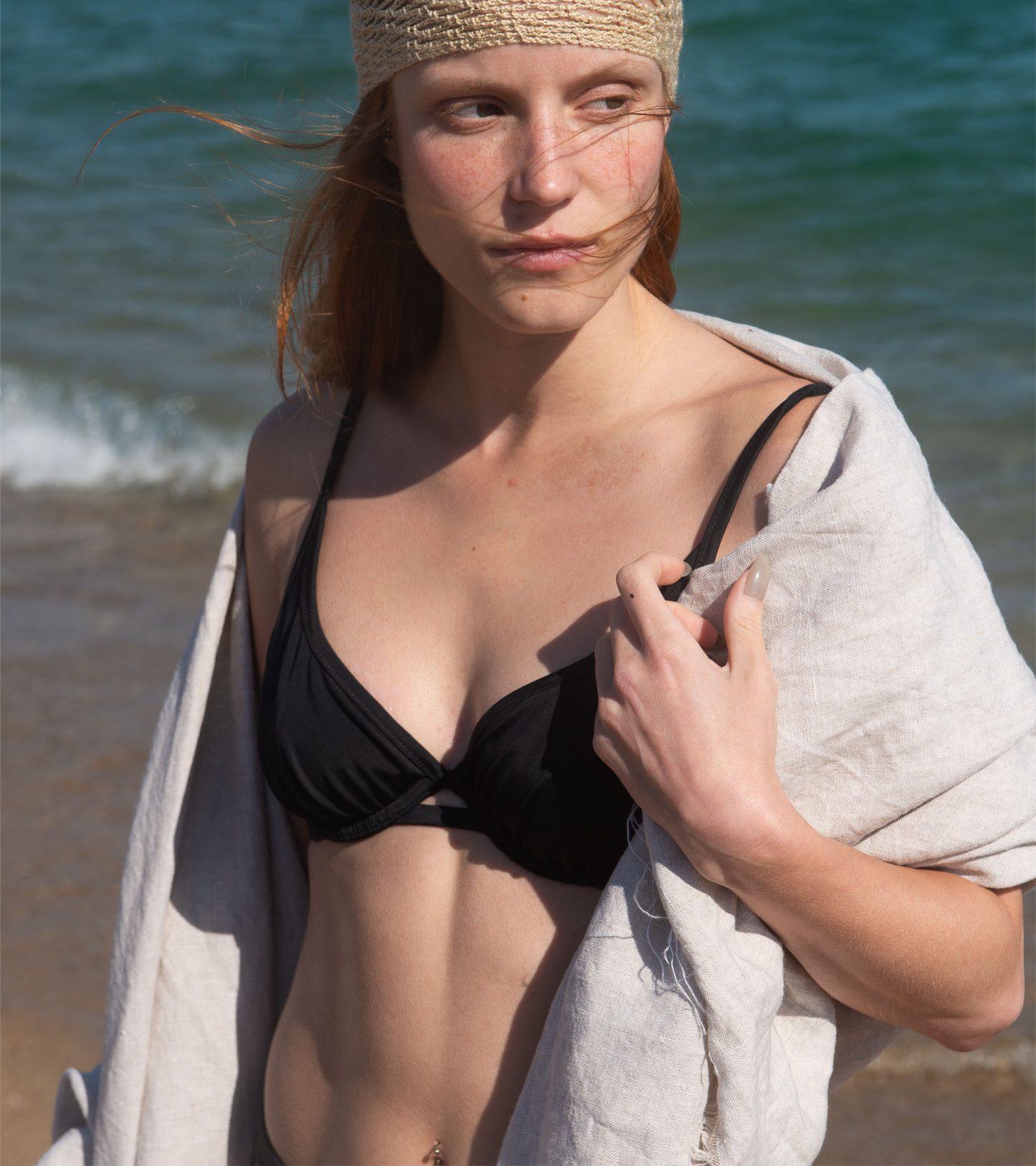 Swimwear - Wired - Top - Black