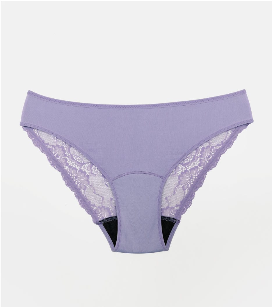 Lace Brief - Recycled Nylon - Lila