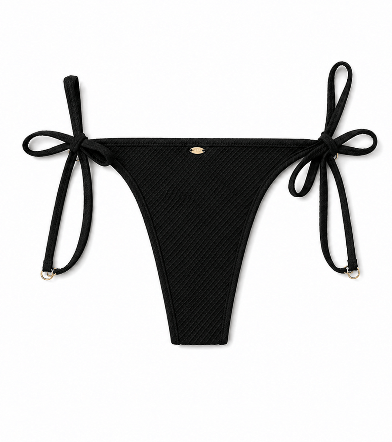 Zwemkleding - Waffle - Brief - Zwart