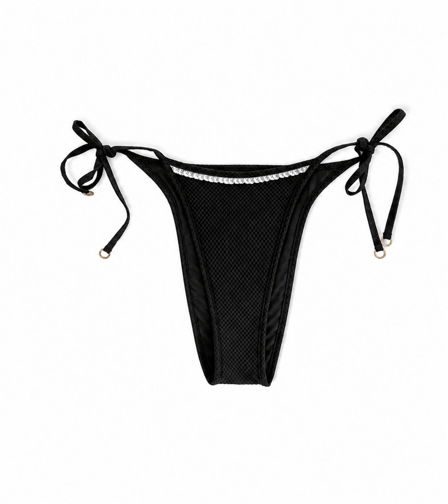 Zwemkleding - Waffle - Brief - Zwart