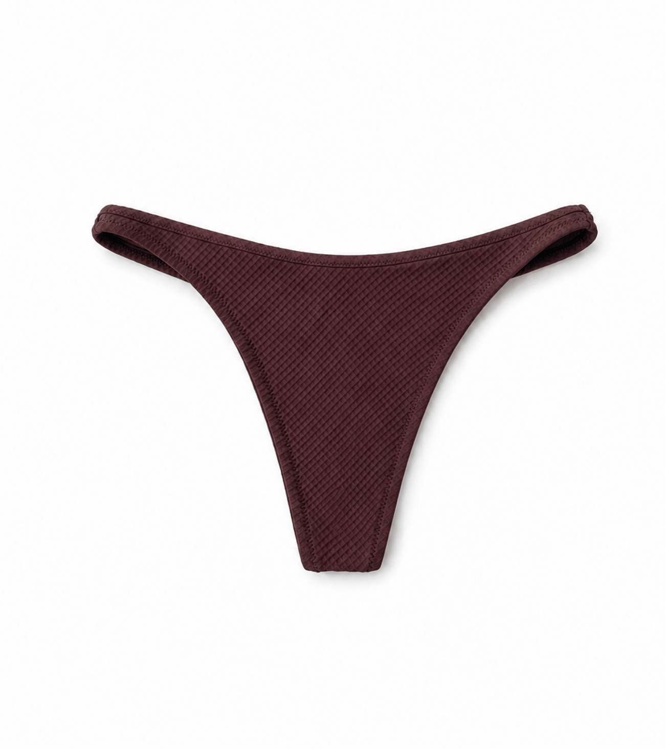 Zwemkleding - Waffle - String - Bruin