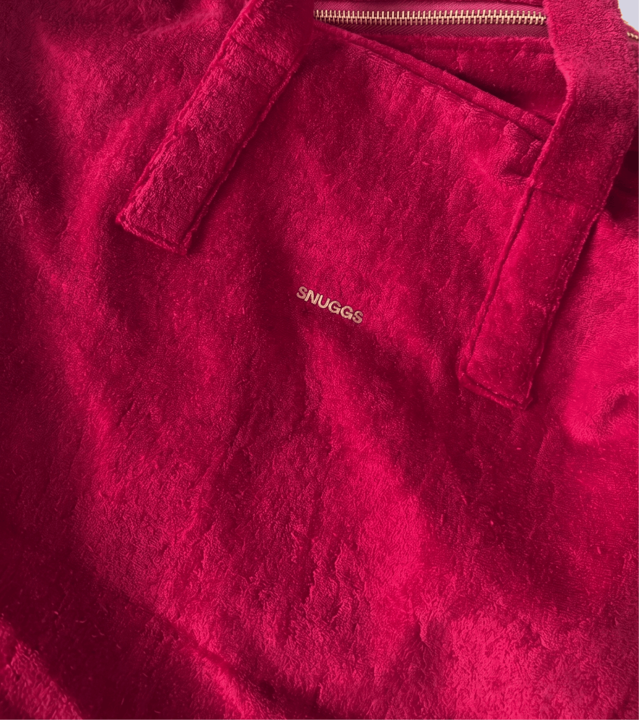 Tas van badstof - Rood