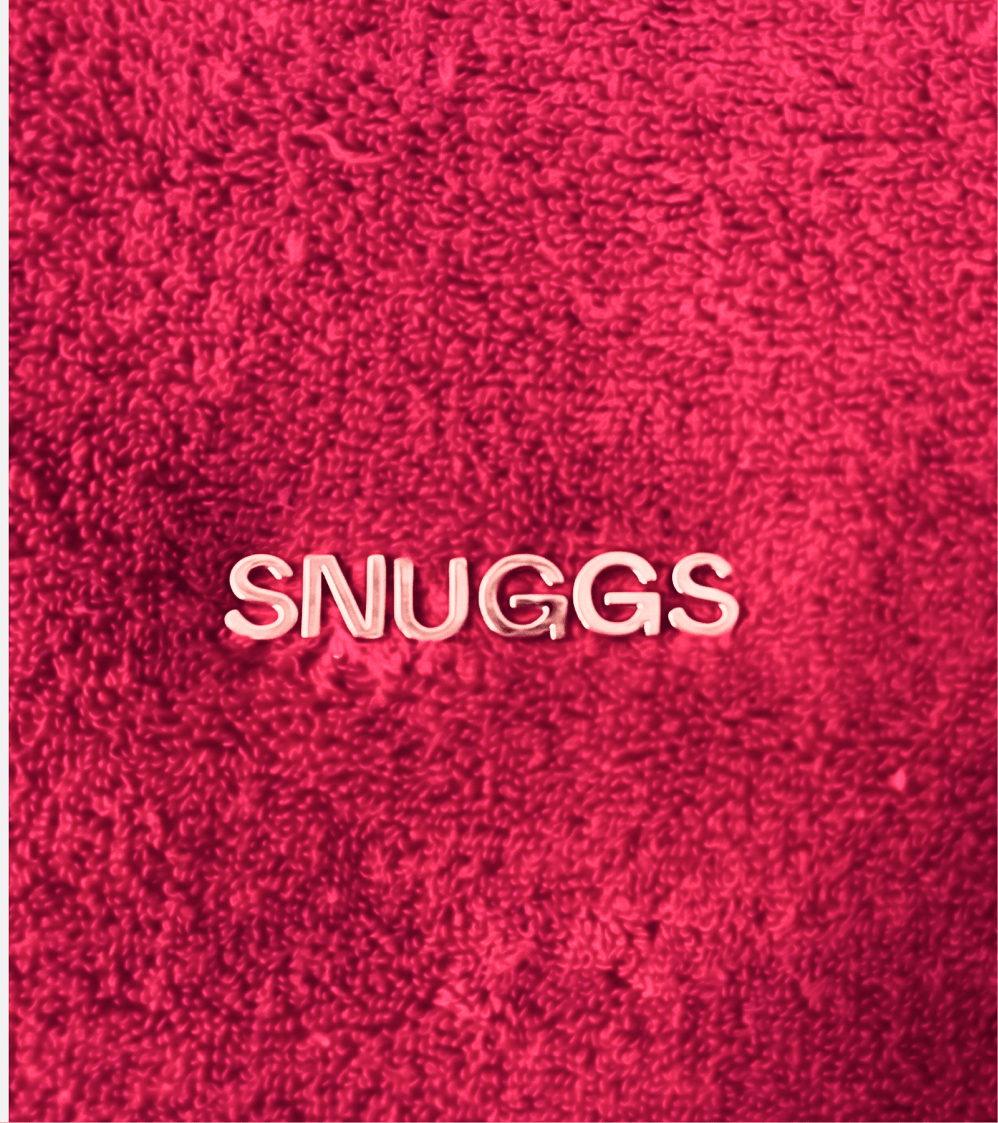 Tas van badstof - Rood