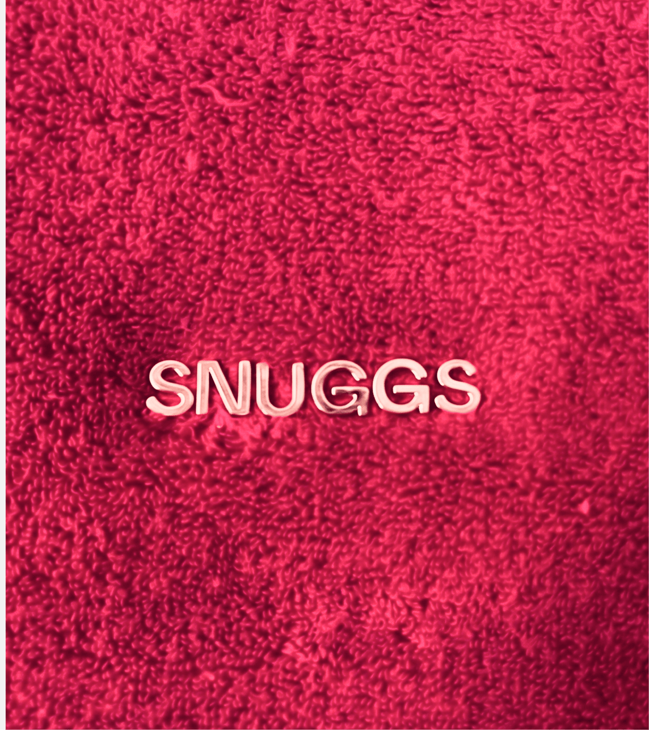 Tas van badstof - Rood