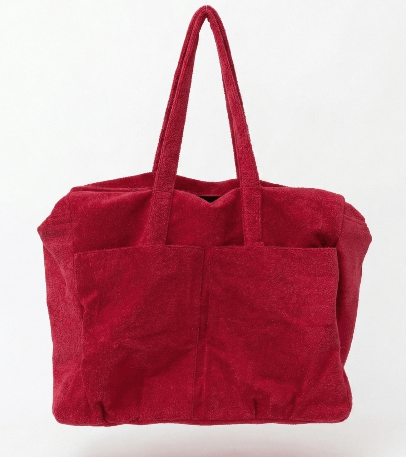 Tas van badstof - Rood