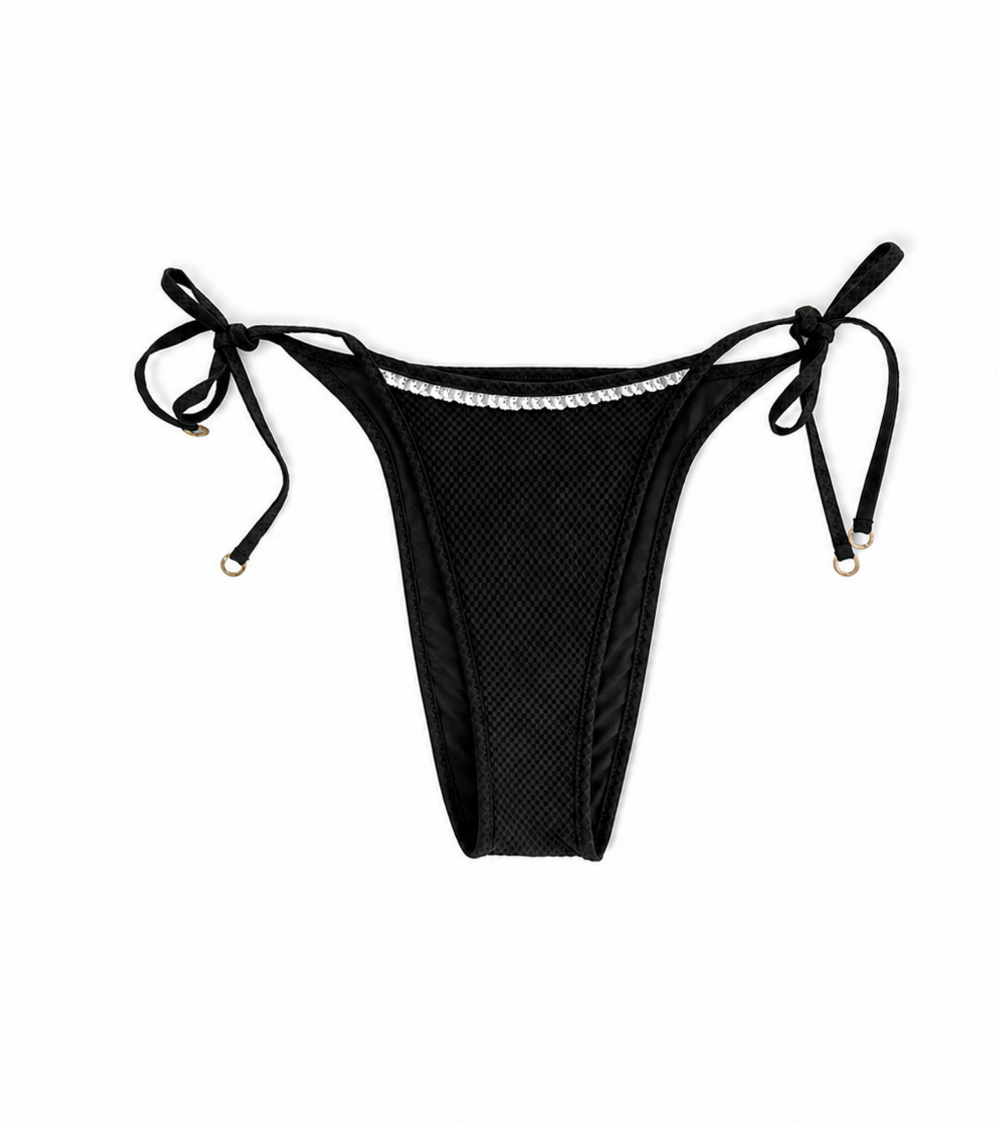 Zwemkleding - Waffle - Brief - Zwart