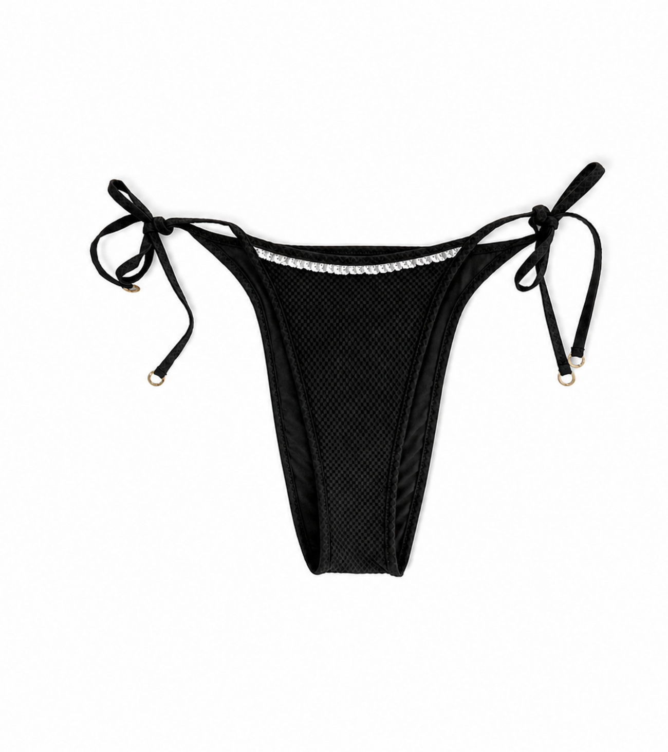 Zwemkleding - Waffle - Brief - Zwart