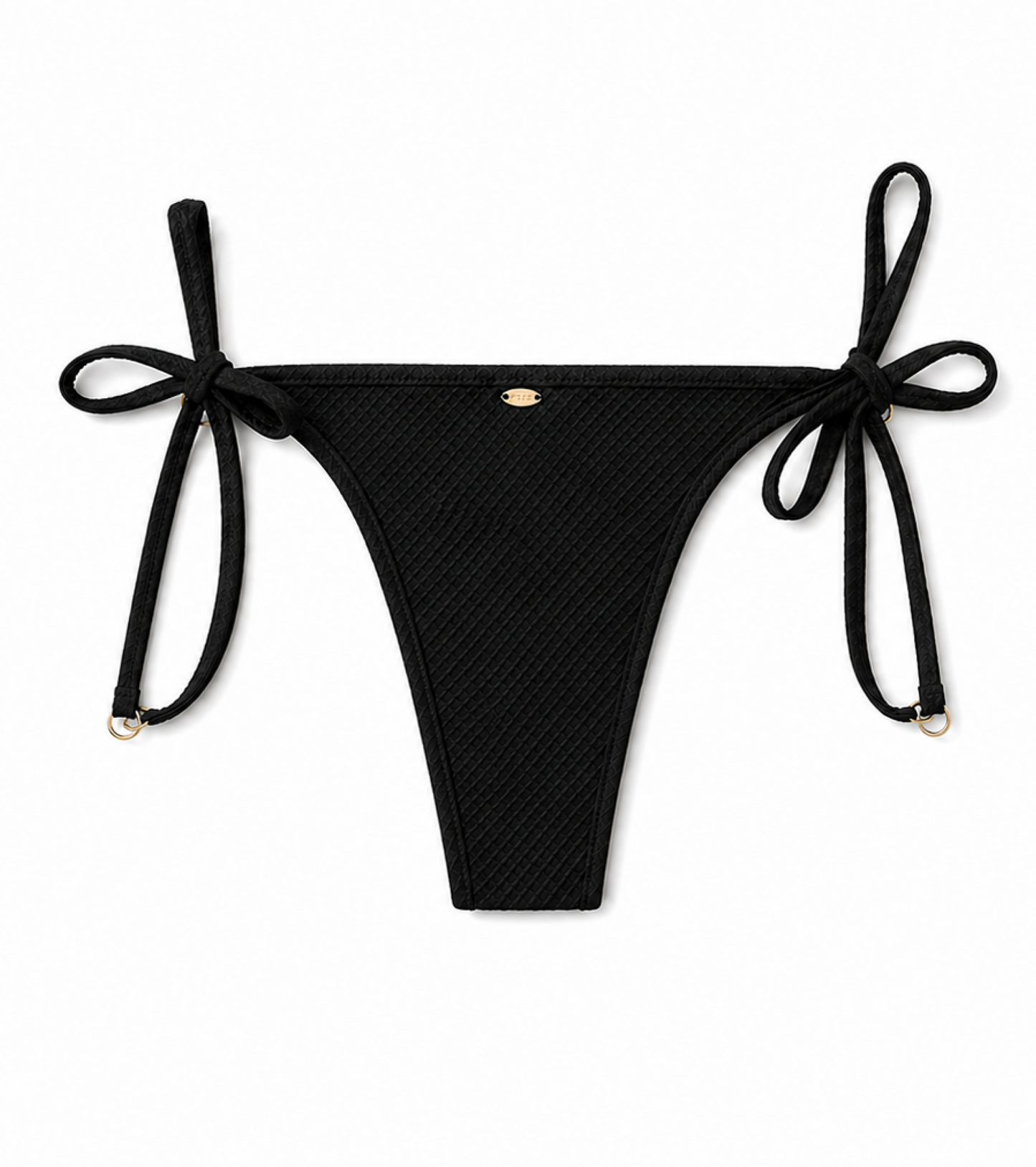 Zwemkleding - Waffle - Brief - Zwart