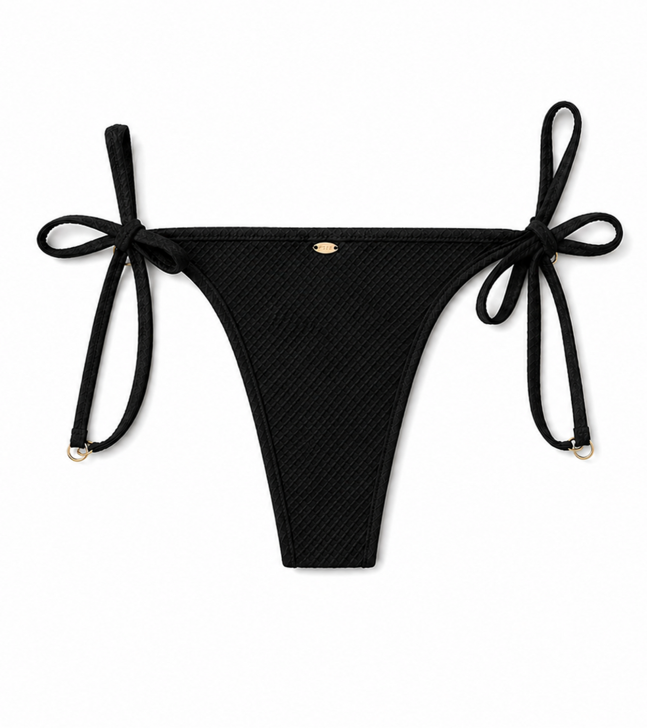 Zwemkleding - Waffle - Brief - Zwart